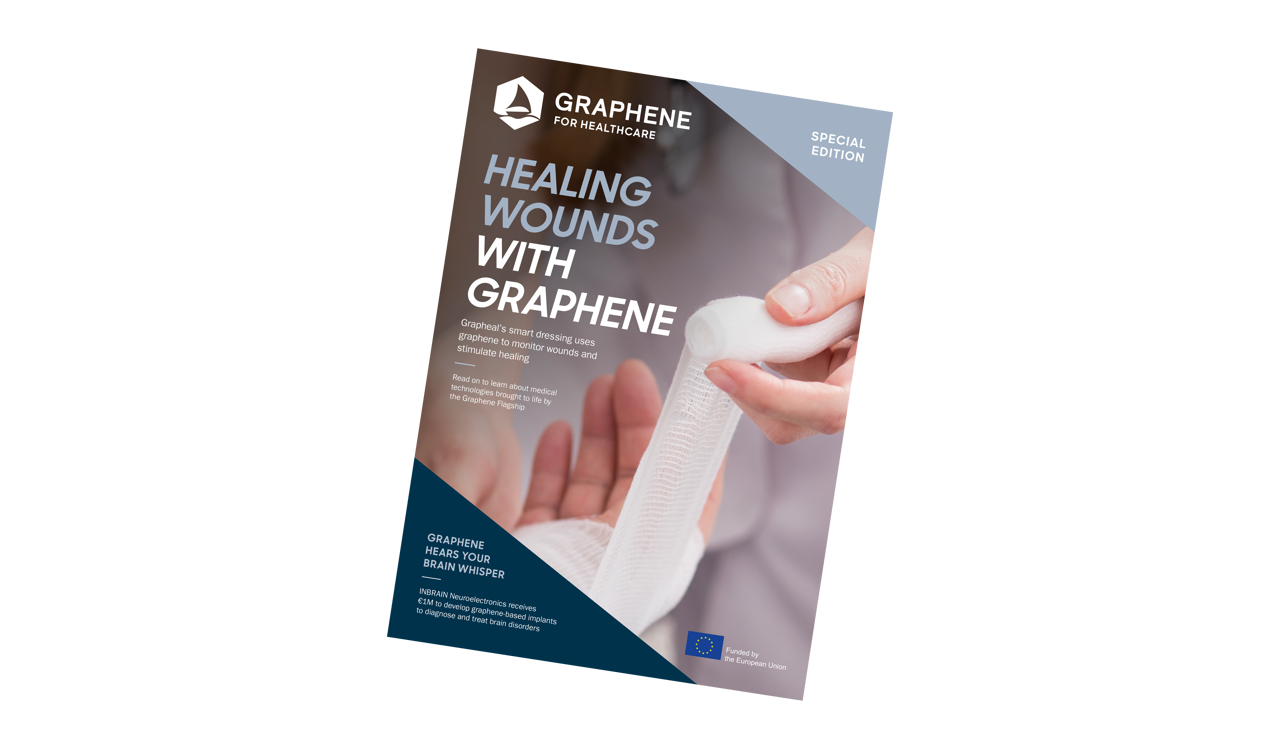 Graphene for Healthcare magazine cover