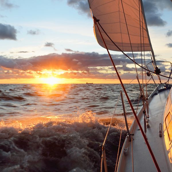 boat sets sail