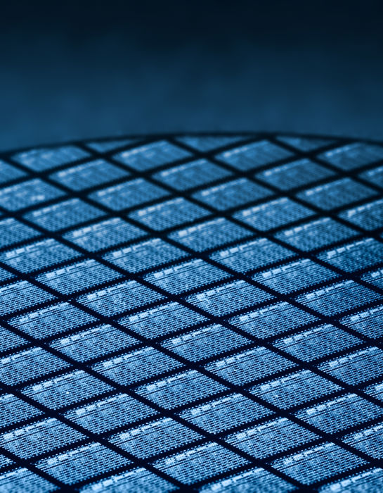 blue wafer
