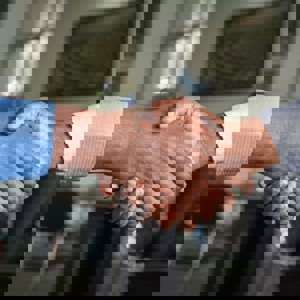 shaking hands